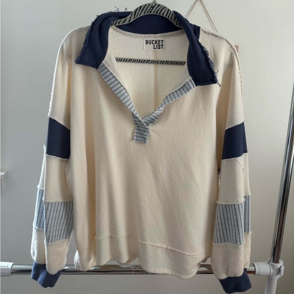 Bucket List - boutique brand pull over sweatshirt